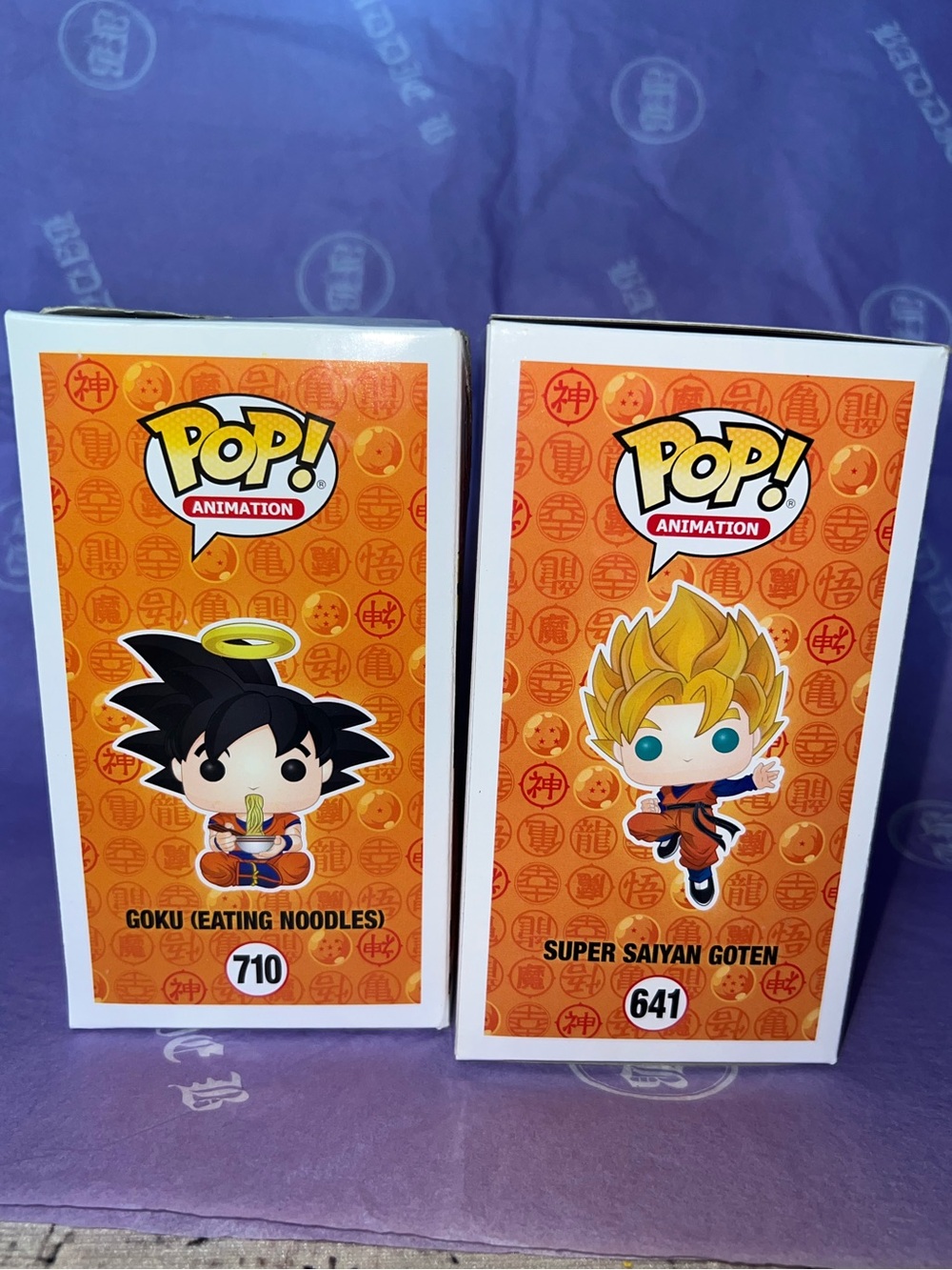 Funko Pop! Dragon Ball Z Goku (Noodles) & Super Saiyan Goten - Picture 2 of 3